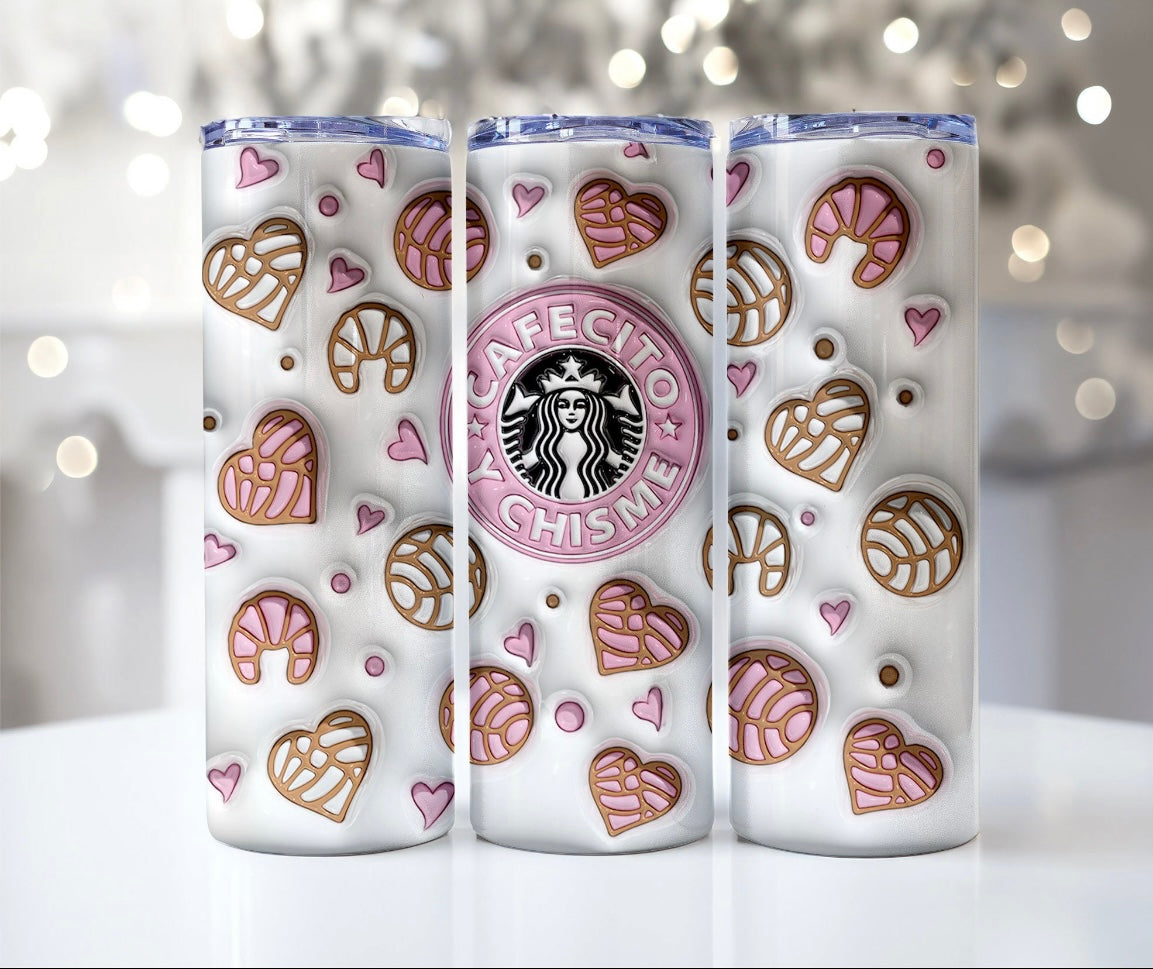 20oz Pink Cafecito Starbucks Tumbler