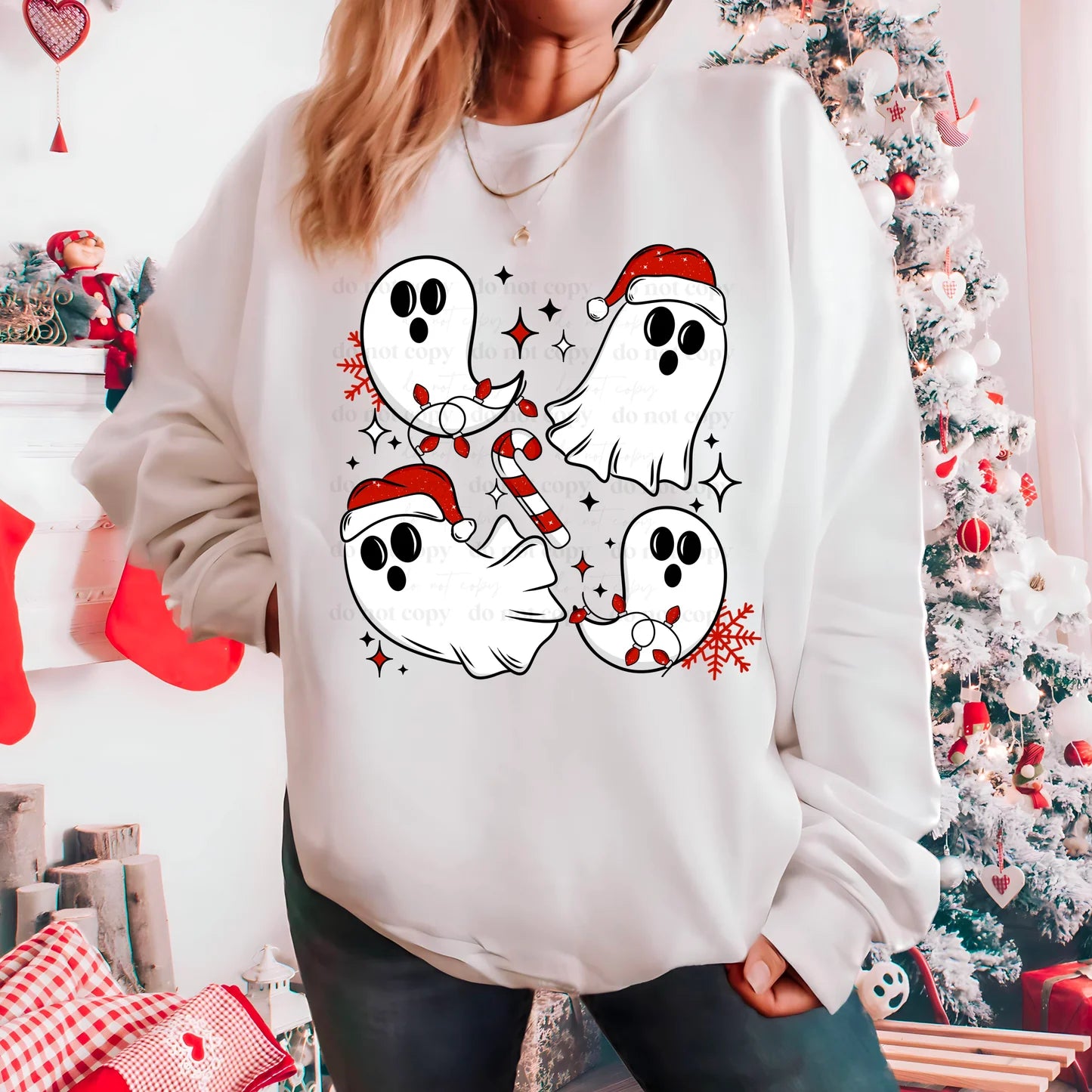 Christmas Ghosties sweater