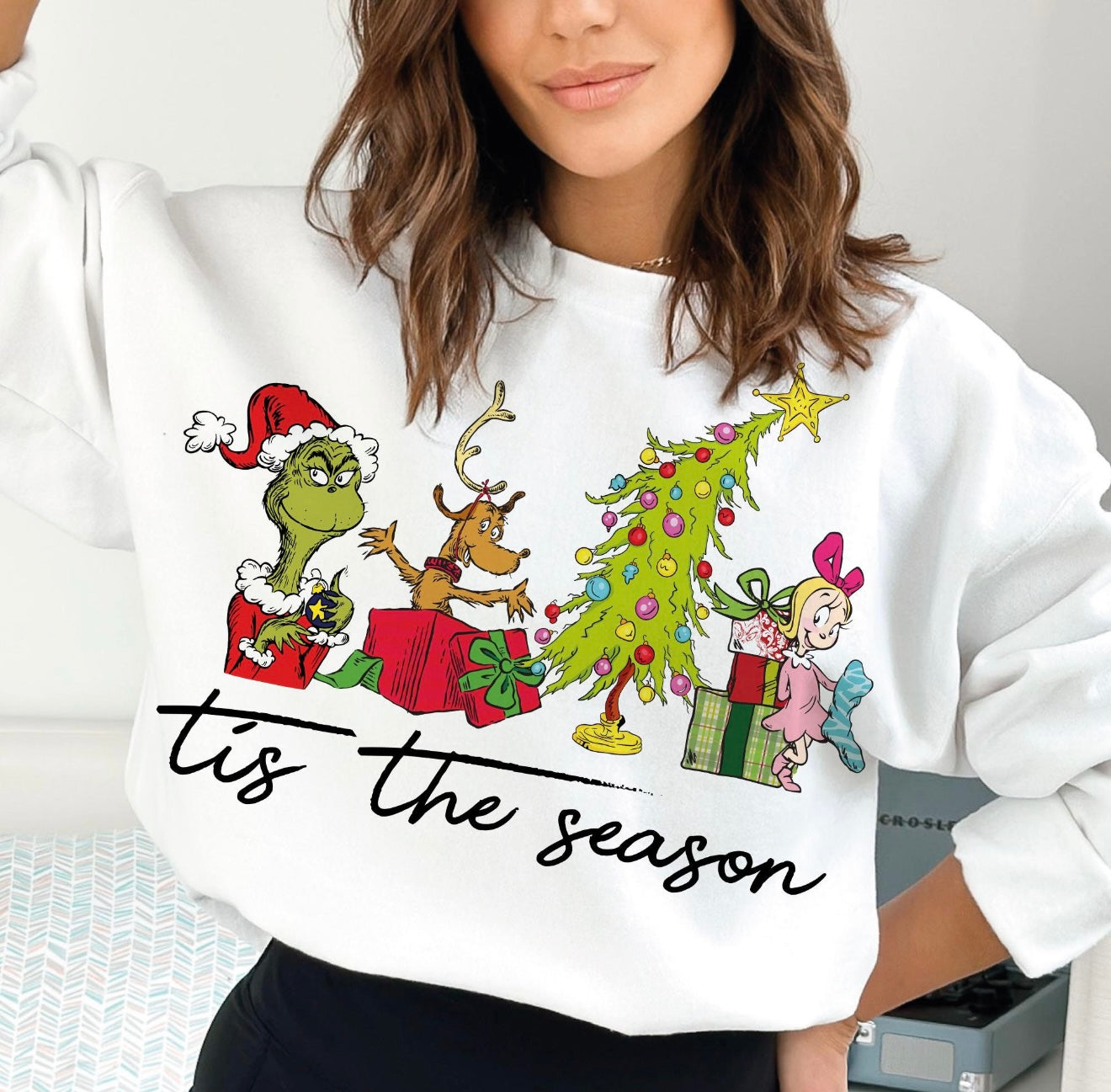 Tis The Season Grinch Sweater