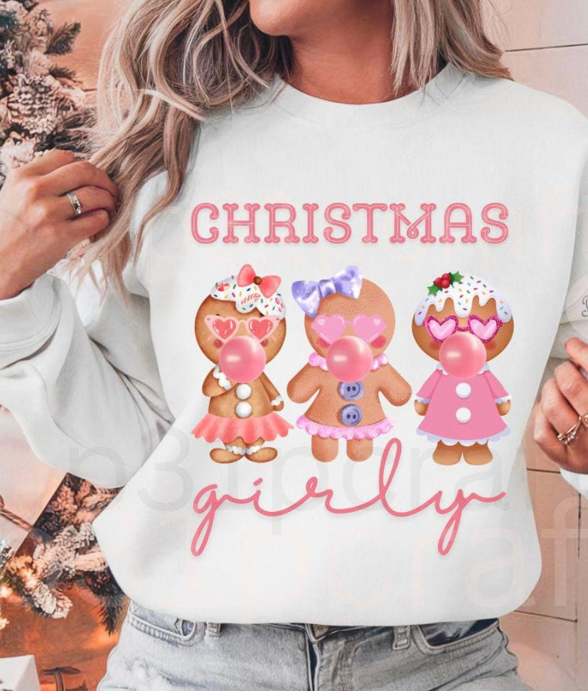 Girly Gingerbread Bubblegum Sweater