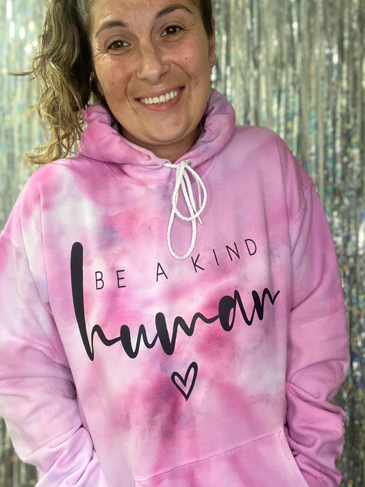 Be A Kind Human Hoodie Multi-Color